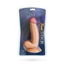  Фаллоимитатор на присоске Realstick Nude - 15,5 см.