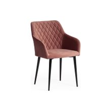 Tetchair Кресло BREMO (mod. 708), коралловый barkhat 15  черный