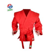 Куртка для самбо Green Hill JS-303-48-RD р.48 рост 170 (красная)
