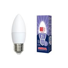 Volpe Лампа светодиодная E27 7W 6500K матовая LED-C37-7W DW E27 FR NR UL-00003797 ID - 234659