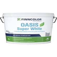 Финнколор Oasis Super White 9 л белая