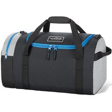 Мужская средняя дорожная спортивная сумка на молнии голубого цвета Dakine Eq Bag 51L Tabor цвет чёрный с бежевым