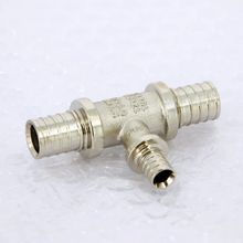 Тройник надвижной оцинкованная латунь REHAU 17х10х17 RAUTHERM S 200543