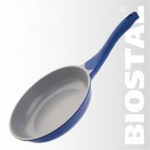 Сковорода Biostal 28см - синий серый Bio-FP-28