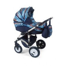 Alis Mateo Lux синий светло-синий узор