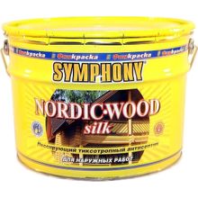 Финкраска Симфония Nordic Wood Silk 10 л бесцветный