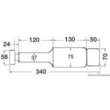 Osculati EM additional electromechanical cylinder, 51.352.00