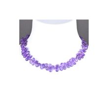 Бусики-Колечки Бусы Аметист "Облепиха" арт. П3657