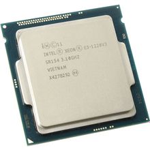 CPU Intel Xeon E3-1220 V3    3.1 ГГц 4core 1+8Мб 80 Вт 5 ГТ с LGA1150