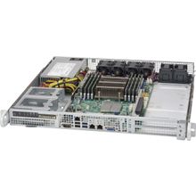 supermicro chassis 1u cse-515-r407 (front i o micro-atx, 2x2.5" int., up to 2xfh aoc, r400w, 429mm.)