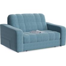 Смарт Диван прямой Арагон Blue аккордеон