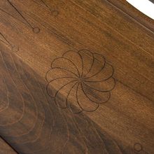 Нарды резные "Охота на медведя" с ручкой 60