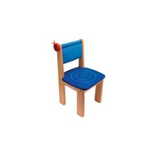Игрушка детский стульчик - деревянный (голубой), Г