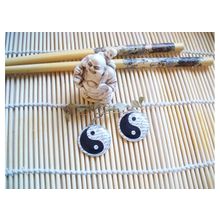 Серьги инь - ян