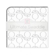 SwaddleDesigns Ultimate Lolli Fleur серая