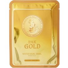 Elizavecca 24K Gold Water Dual Snail Mask 1 тканевая маска