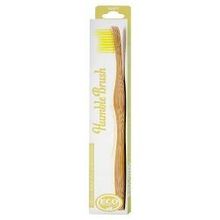 Зубная щетка бамбуковая Humble Brush желтая, мягкая, ЭКО