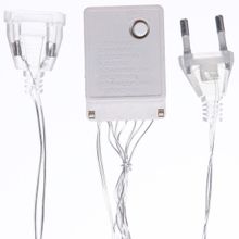 Занавес уличный 1,5*2,5м., 360LED, прозрач.пров,Мульти,4 режима,(можно соединять). 196-502