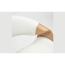 Tetchair Кресло BEND , натуральный, кож зам белый