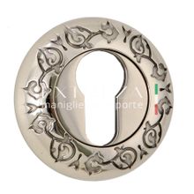 Накладка под цилиндр дверная Extreza CYL R04 полированный никель F21