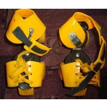 Joerex Роликовые коньки JOEREX 5037 детские четырехколесные (желтый)