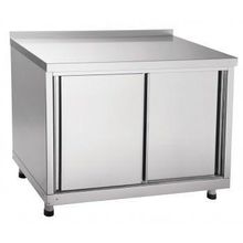 Стол нержавейка с накопителем