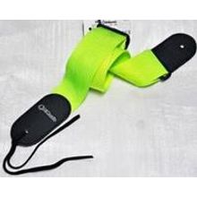 2 INCH NYLON STRAP W LEATHER ENDS NEON GREEN DD3100NGN