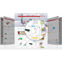 OfficeSpace: канцтовары, расходные материалы для принтеров. Шаблон Битрикс