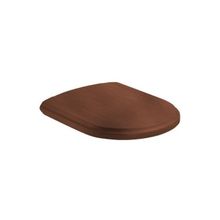 Сидение для унитаза Hommage, массив березы, цвет орех, крепление хром, Villeroy & Boch, 9926 61 00