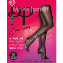 Колготки Pretty Polly Curves Bijoux Strass (ASK7)