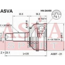 Шрус Внешний ASVA арт. HN24A50