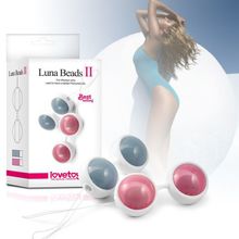 Розовые вагинальные шарики Luna Beards II (55904)