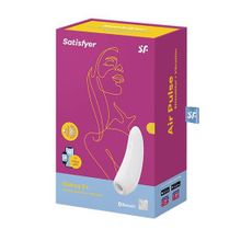 Белый вакуум-волновой стимулятор Satisfyer Curvy 1+