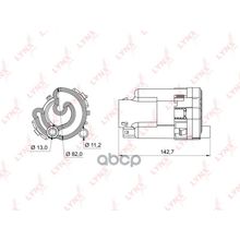 Фильтр Топливный Hyundai Getz 1.6 (Tb_) 02-   Matrix I 1.6   1.8 (Fc_) 01- LYNXauto арт. LF988M