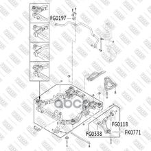 Сайлентблок Задний Переднего Рычага С Кронштейном Chevrolet Captiva 07-> FIXAR арт. FG0118