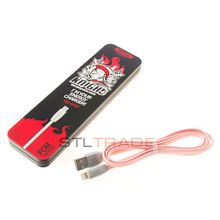Data кабель USB Remax Knight для iPhone 5 5S 6 серебро
