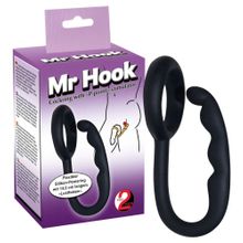 Эрекционное кольцо с анальным стимулятором Mr Hook