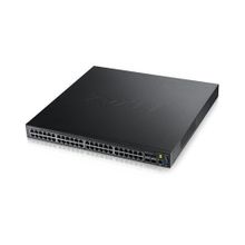 Управляемый high power poe-коммутатор l2+ gigabit ethernet с 48 разъемами rj-45 и 4 sfp-слотами (gs3700-48hp) gs3700-48hp-zz0101f