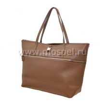 Женская кожаная сумка JRM коричневая