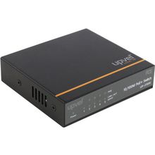 Коммутатор UPVEL    UP-215FE    5-port Fast Ethernet PoE+ Switch (4UTP 10   100Mbps PoE + 1UTP 10   100Mbps)