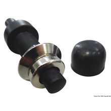 Osculati Watertight brass push button black, 14.910.00NE