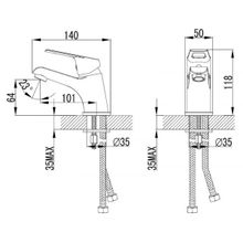 Смеситель Milardo Amur AMUSB00M01