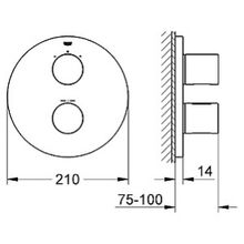 Термостат Grohe Grohtherm 3000 Cosmopolitan 19468LS0 для ванны с душем