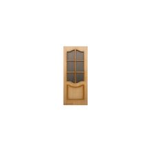 Шпонированная дверь. модель: Оренсе ПО Дуб файн-лайн шпон (Размер: 600 х 2000 мм., Комплектность: + коробка и наличники, Цвет: Дуб)