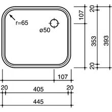 Мойка Reginox R18 4035 LUX OKG (c box)