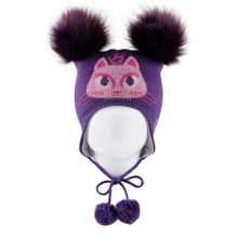 Reike Шапка для девочки Reike Pretty cat purple RKN1718-1 PRC purple