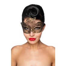 Джага-Джага Золотистая карнавальная маска  Этамин (золотистый)
