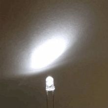 Светодиод 3мм, цв. холодный белый, LED