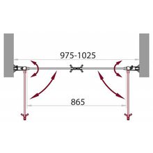 Душевая дверь в нишу BELBAGNO SELA-B-2 SELA-B-2-105-Ch-Cr