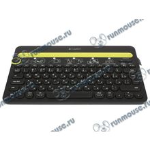 Клавиатура Logitech "k480 Bluetooth Multi-Device Keyboard" 920-006368, 79+3кн., беспров., черно-серый (Bluetooth) (ret) [127311]
